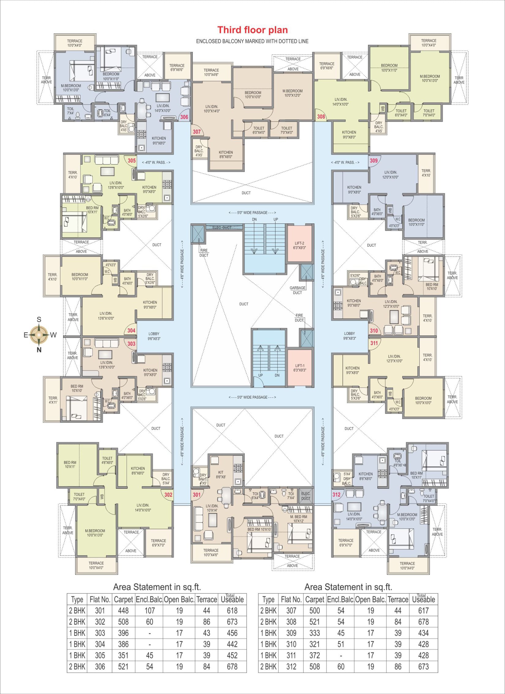 RKL Anand - Third Floor Plan