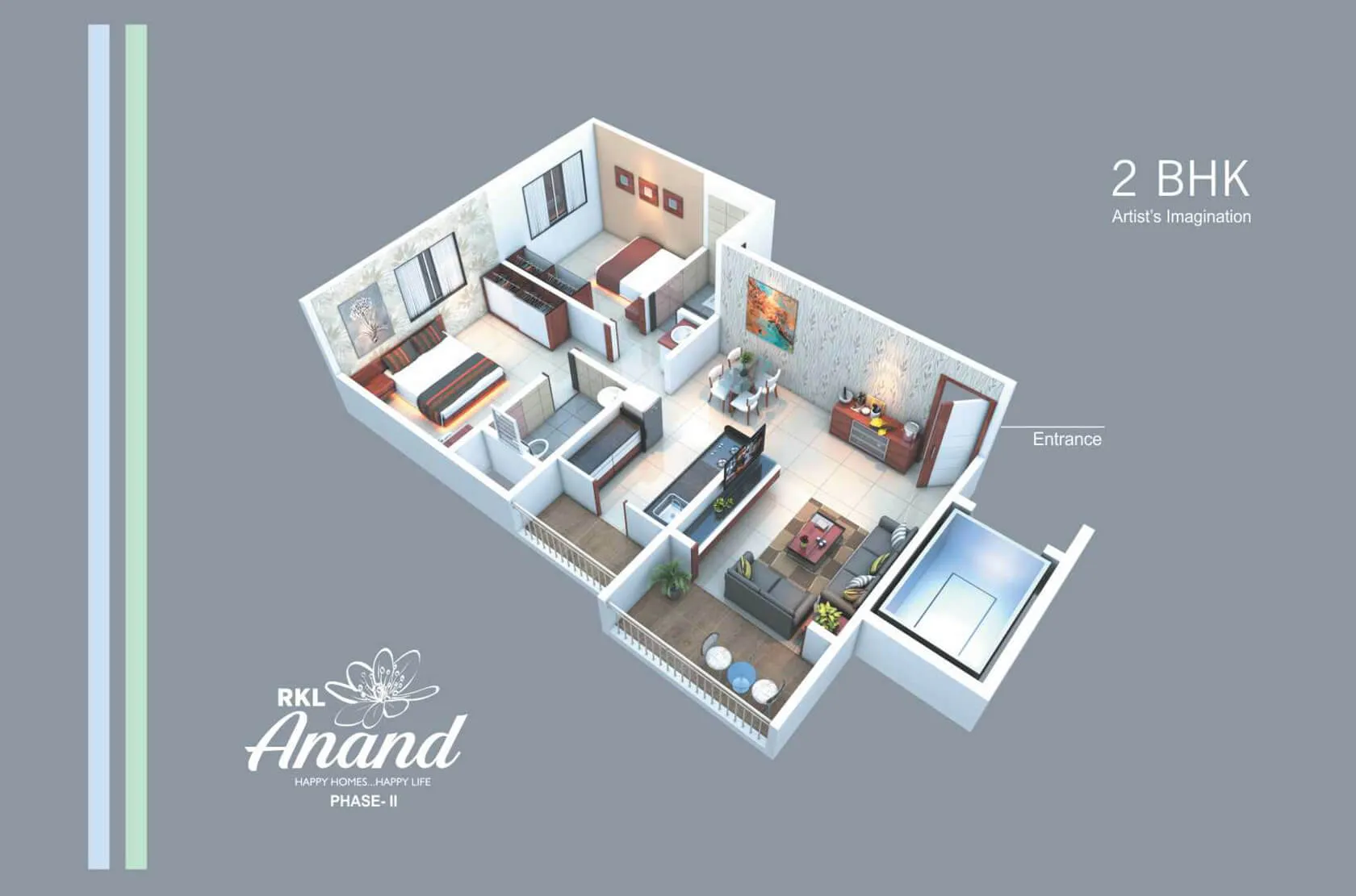 RKL Anand II - 2 BHK Layout