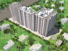 Kartiki Heights architectural elevation in Charholi Budruk