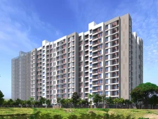 Kartiki Heights architectural elevation in Charholi Budruk